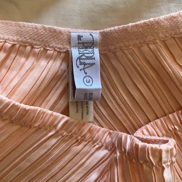 La Perla vintage pleated tap short size 3 - Picture 2 of 4